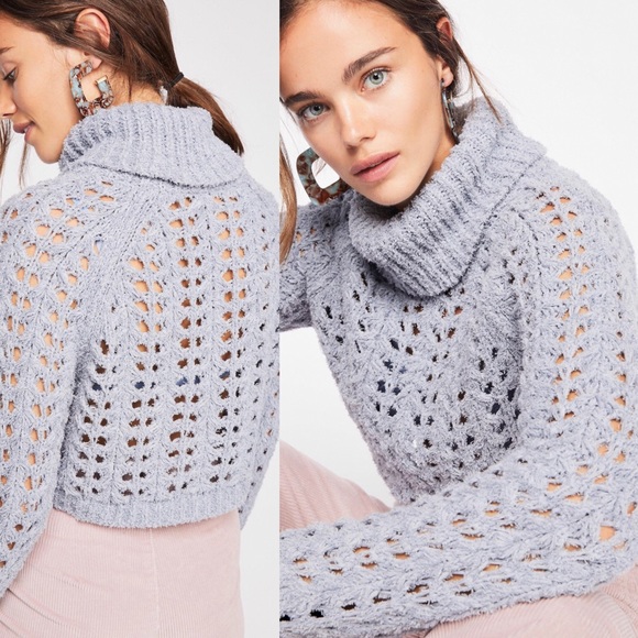 Free People pointelle pullover - Picture 3 of 4